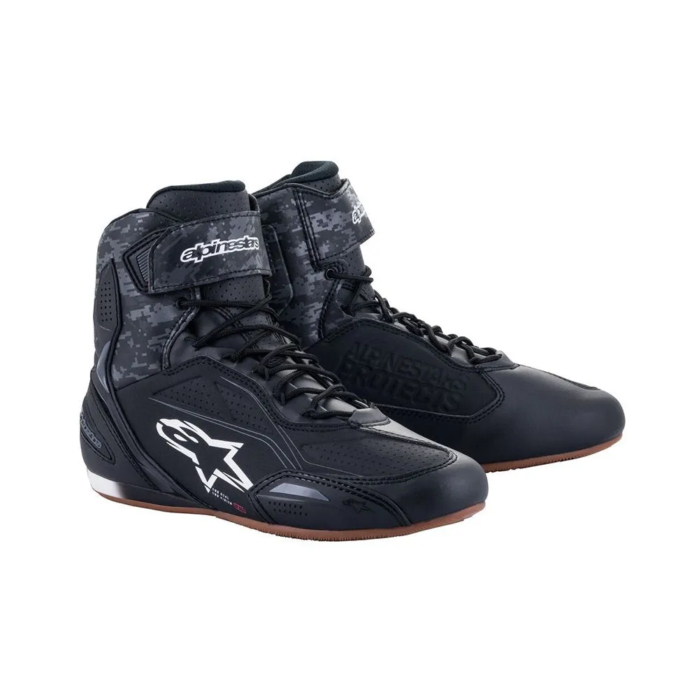 Alpinestars Faster-3 Lightweight Motorcycle Touring Shoes Black