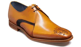 Barker Sullivan Smart Business Derby  - Tan Suede/Cedar Hand Painted