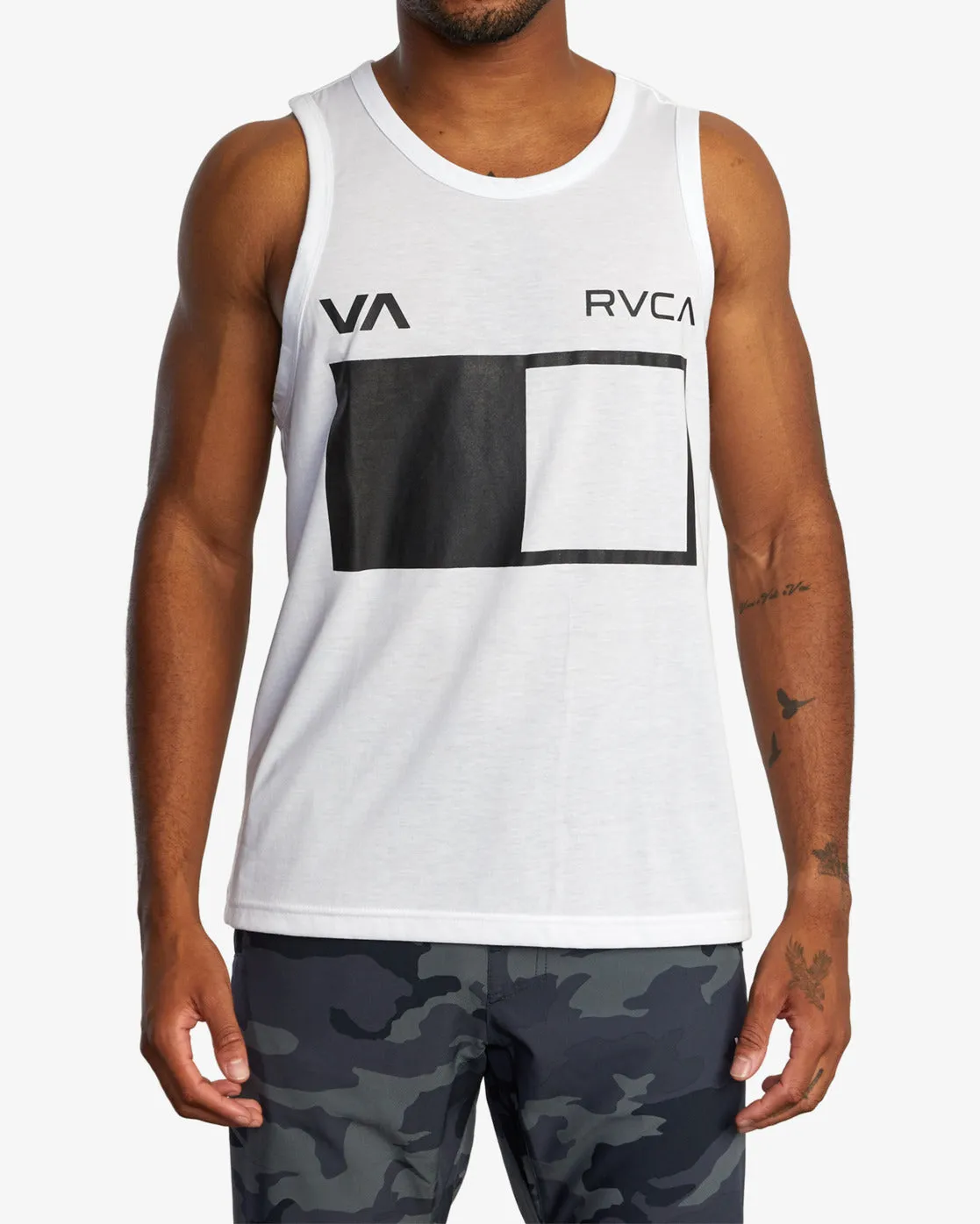 Big Balance Tank Top - White