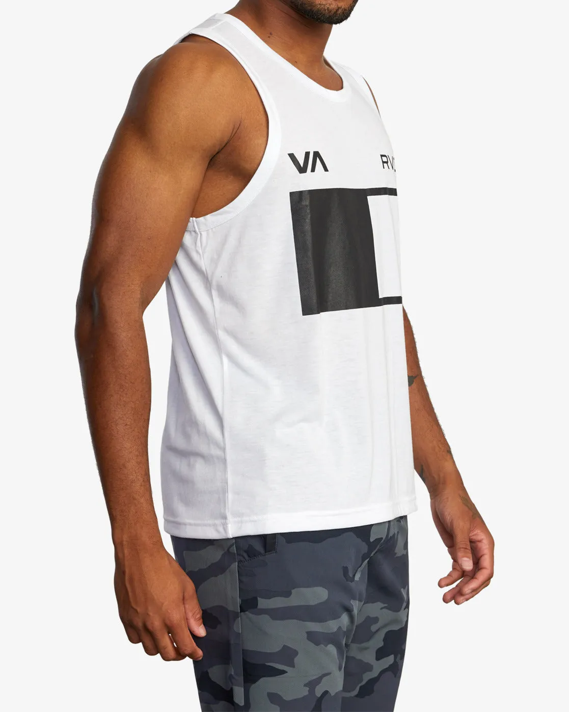 Big Balance Tank Top - White