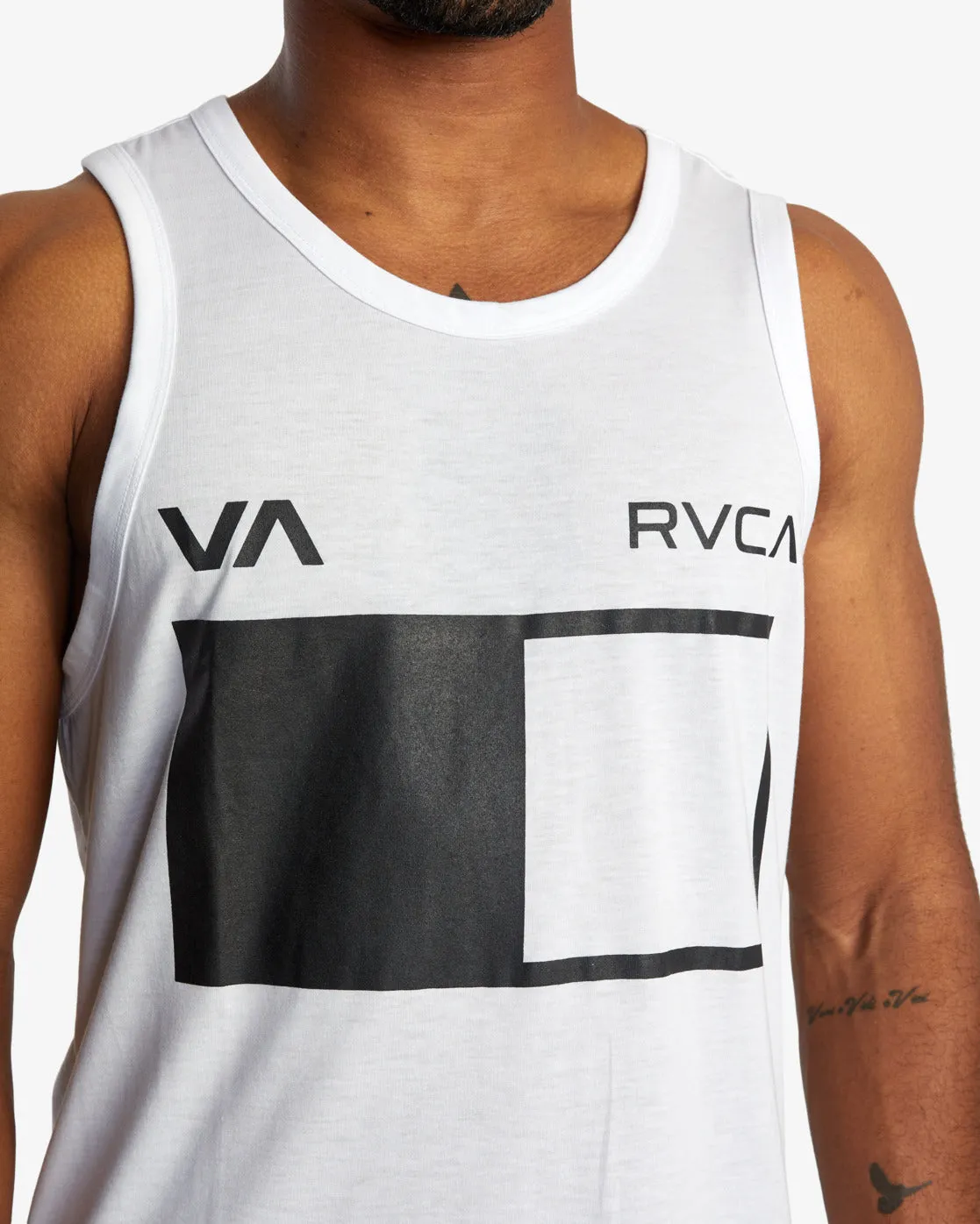 Big Balance Tank Top - White