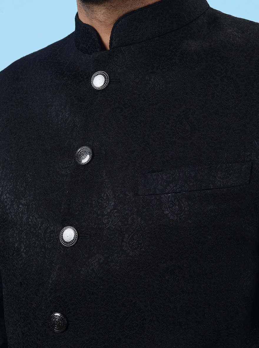 Black Jodhpuri Suit | JadeBlue