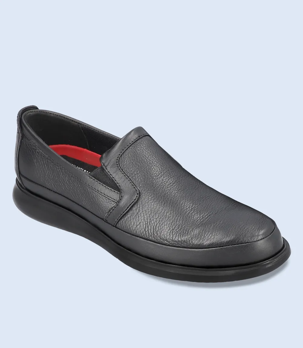 BM4212-BLACK-Men Comfort Life Style Shoes