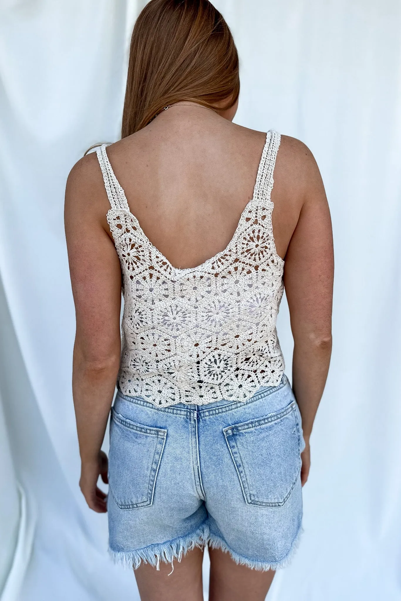 Boho Tank Top Beige