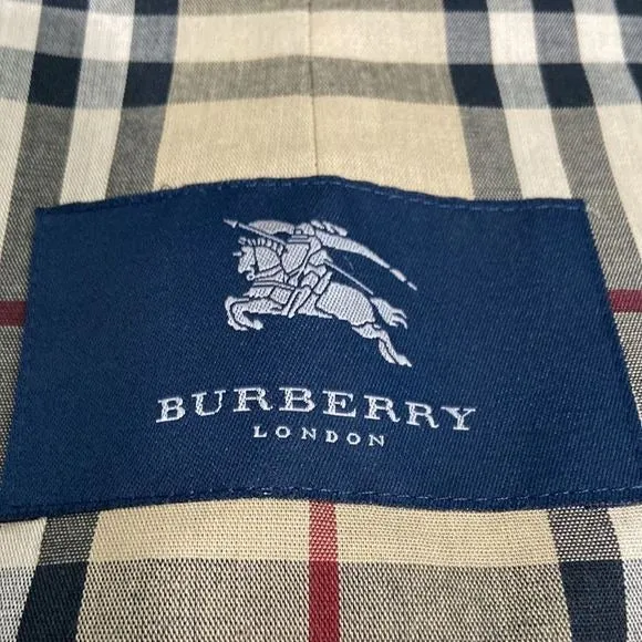 BurberryMen’sBlue Lined Trench Coat