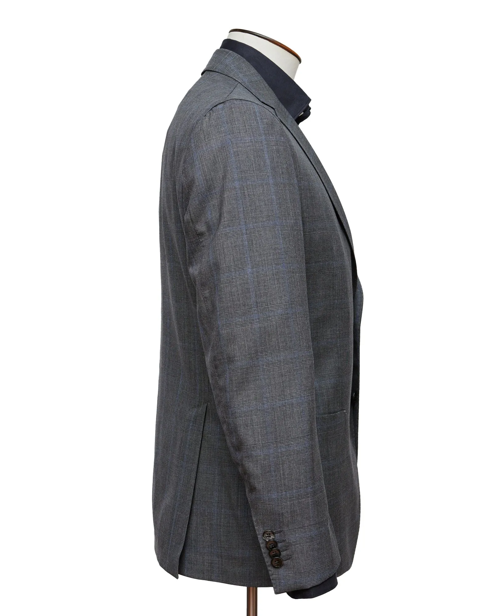 Charcoal Glen Check Wool Suit