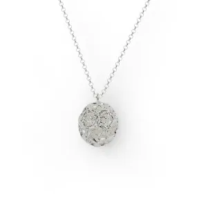 clathrin coated vesicle necklace | silver