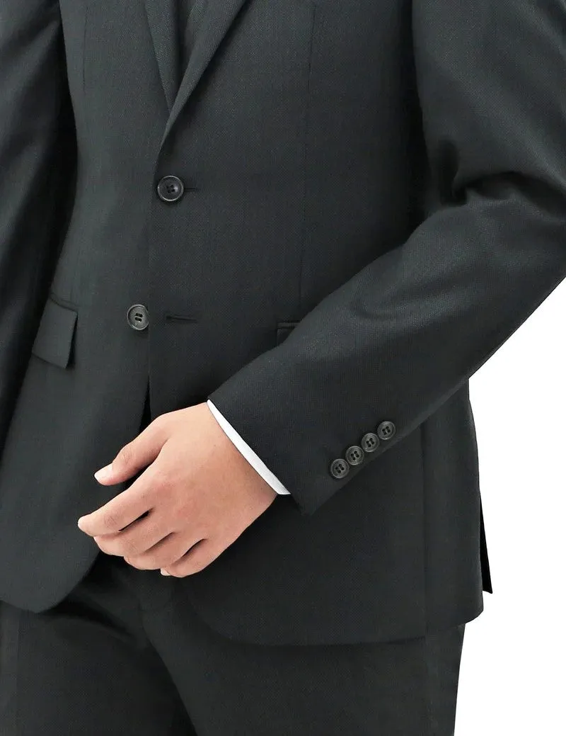 Daniel Hechter 101 Wool Suit - Black