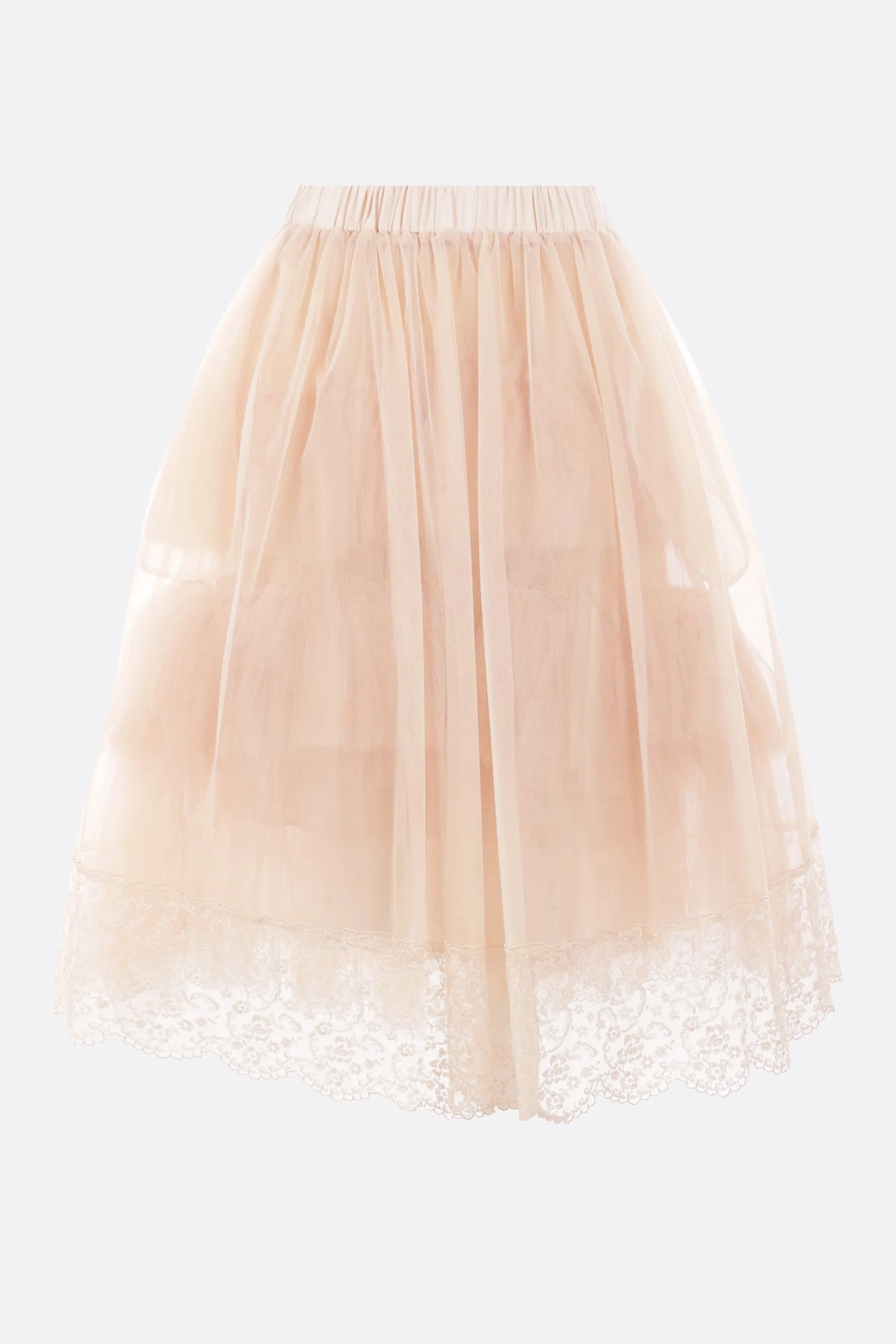 embroidered tulle skirt