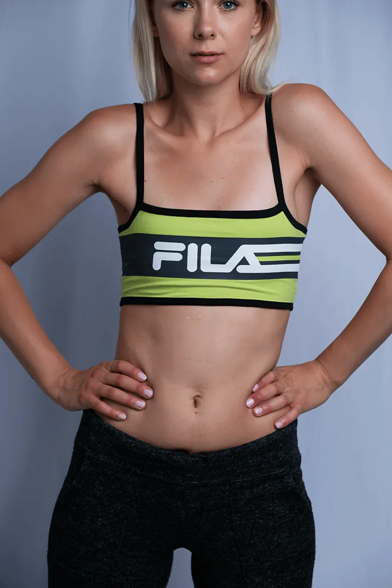 FILA Women's Green Sally Tube Top