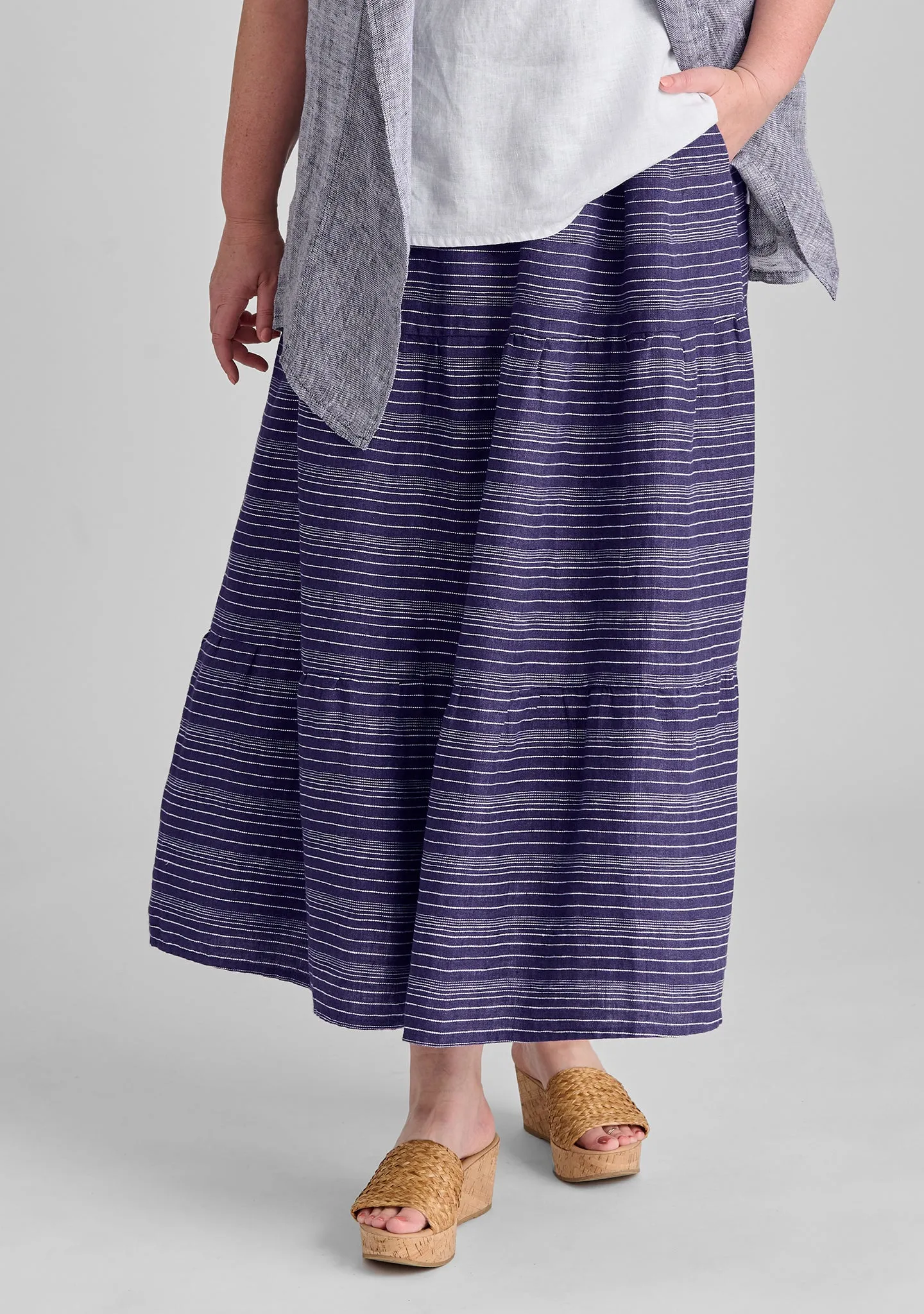 Gaia Skirt - Linen Maxi Skirt