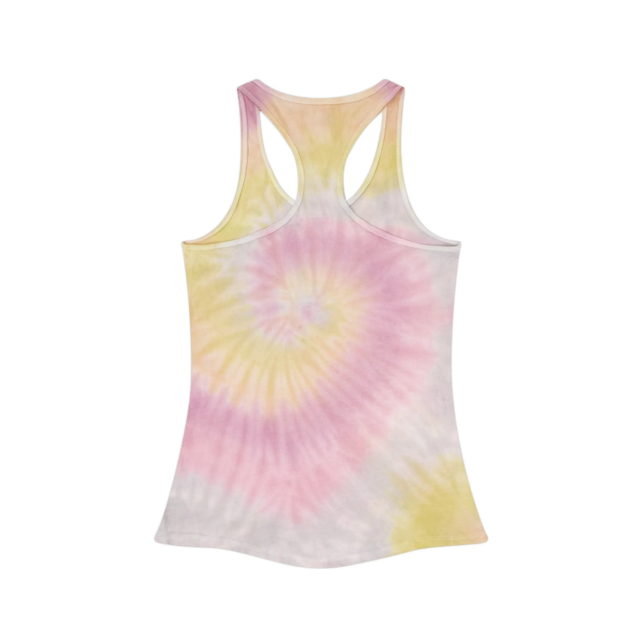 Heal the Planet Tie-Dye Racerback Tank Top