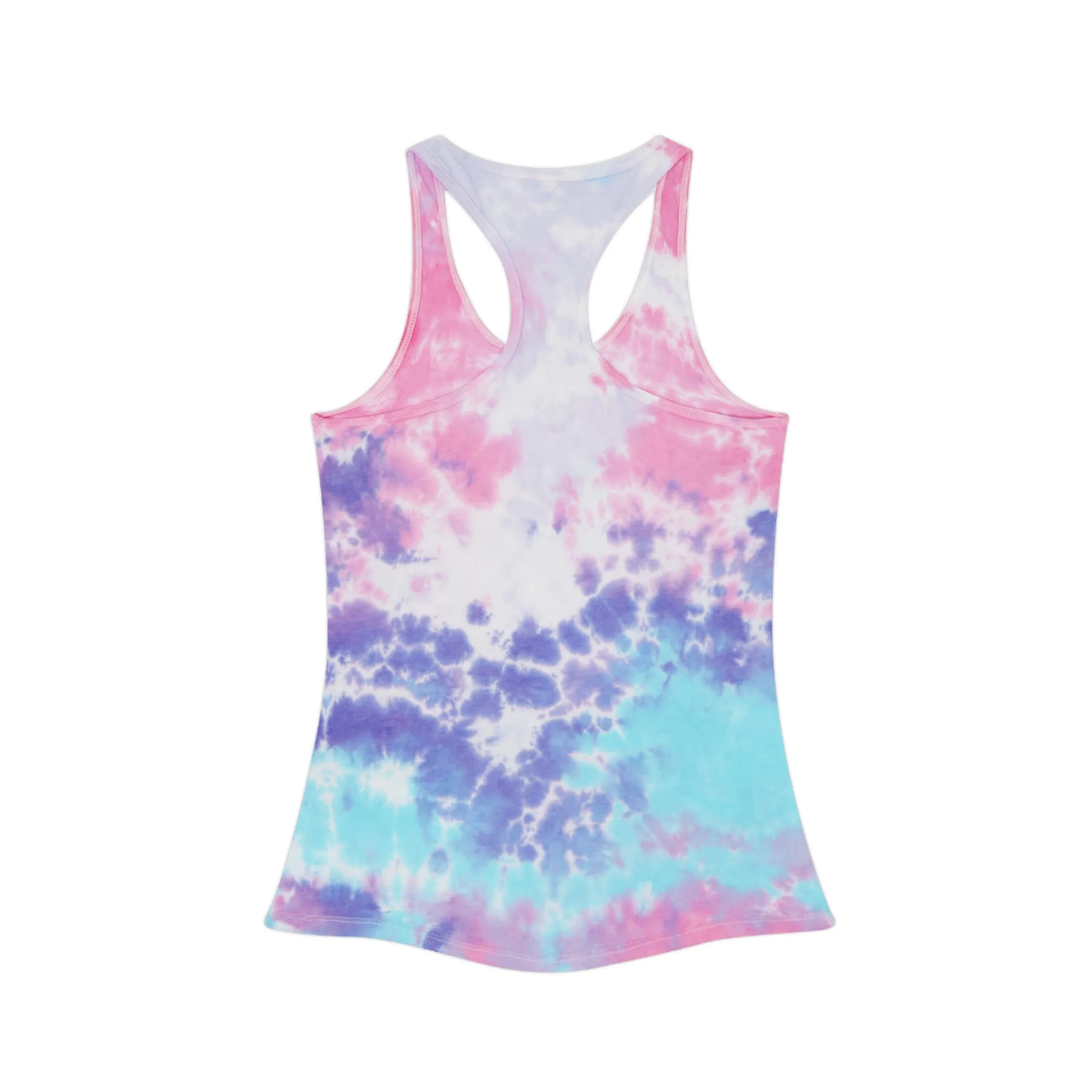 Heal the Planet Tie-Dye Racerback Tank Top