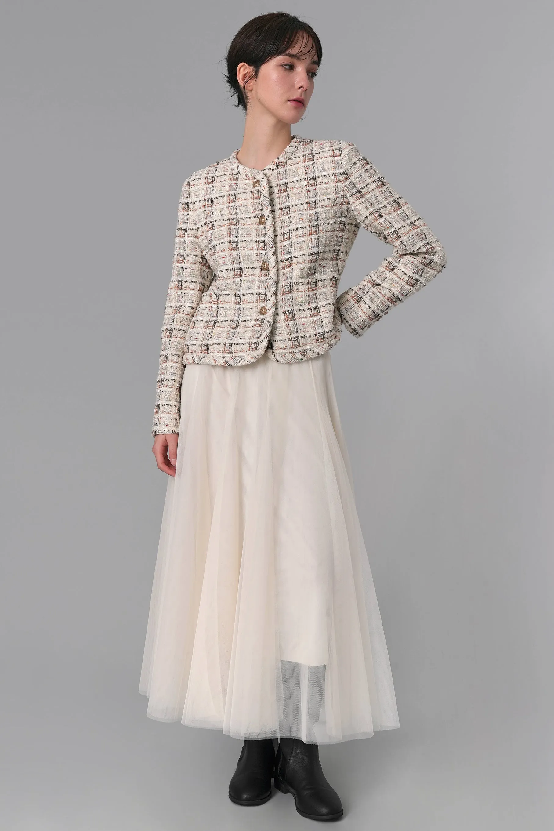 Jacqueline Skirt, Ivory