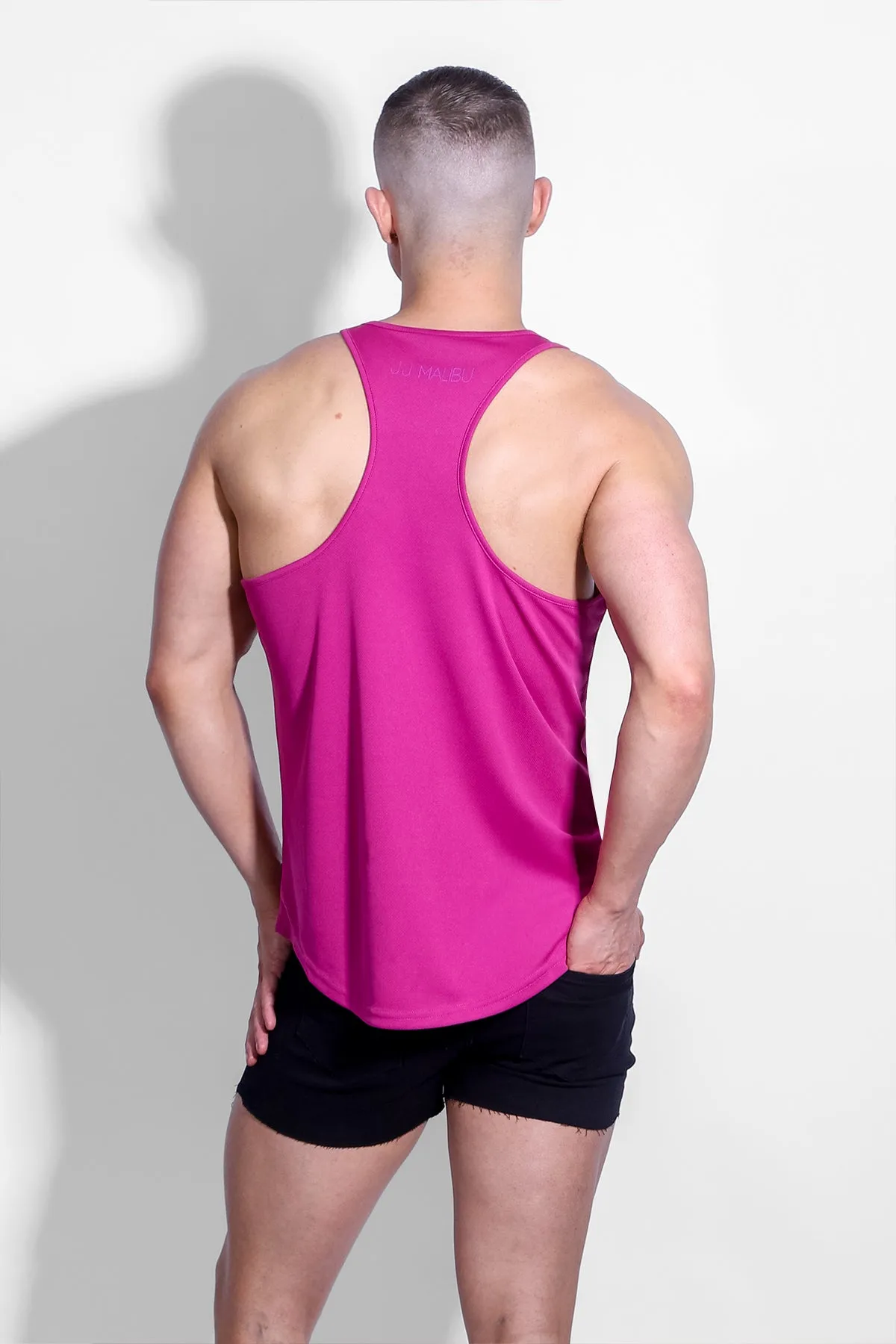 JJ Gym Tank Top - Dark Pink