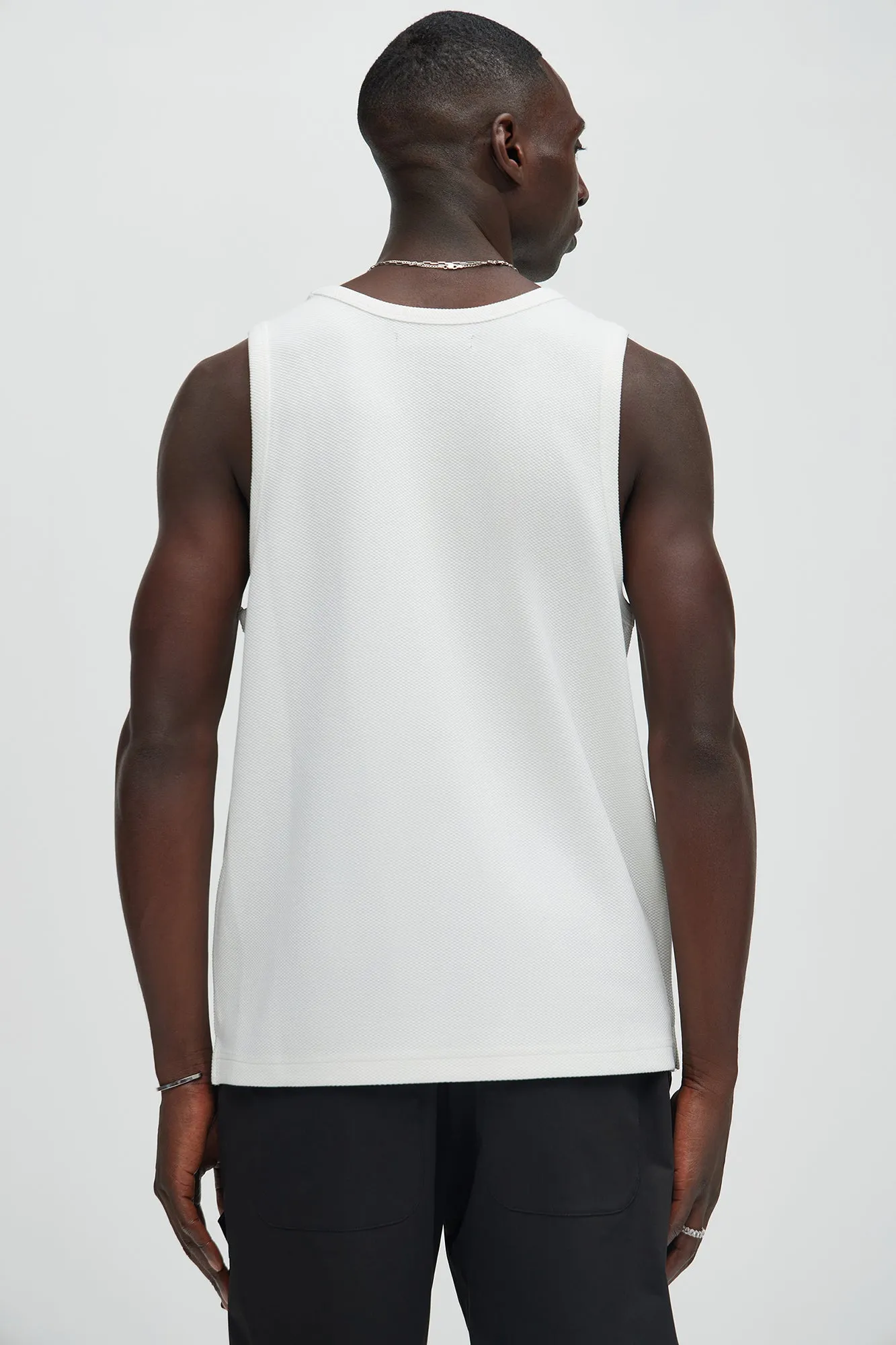 Kamryn Textured Tank Top - Off White