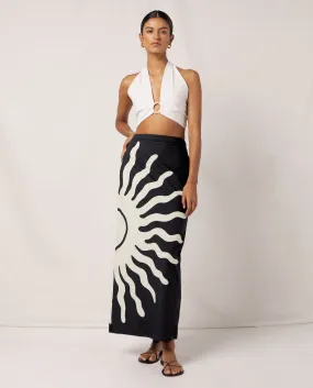 Stylish Magda Sunburst Skirt – Flattering Fit with Vibrant Sunburst Pattern