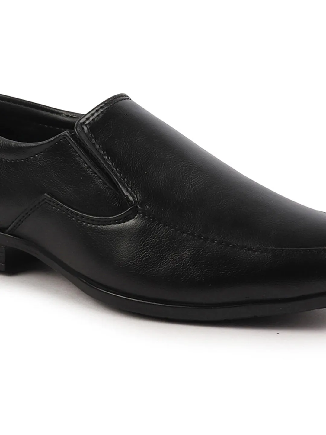 Men Black Formal Office Meeting Slip On Shoes