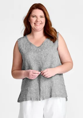 Open Tank - Linen Tank Top