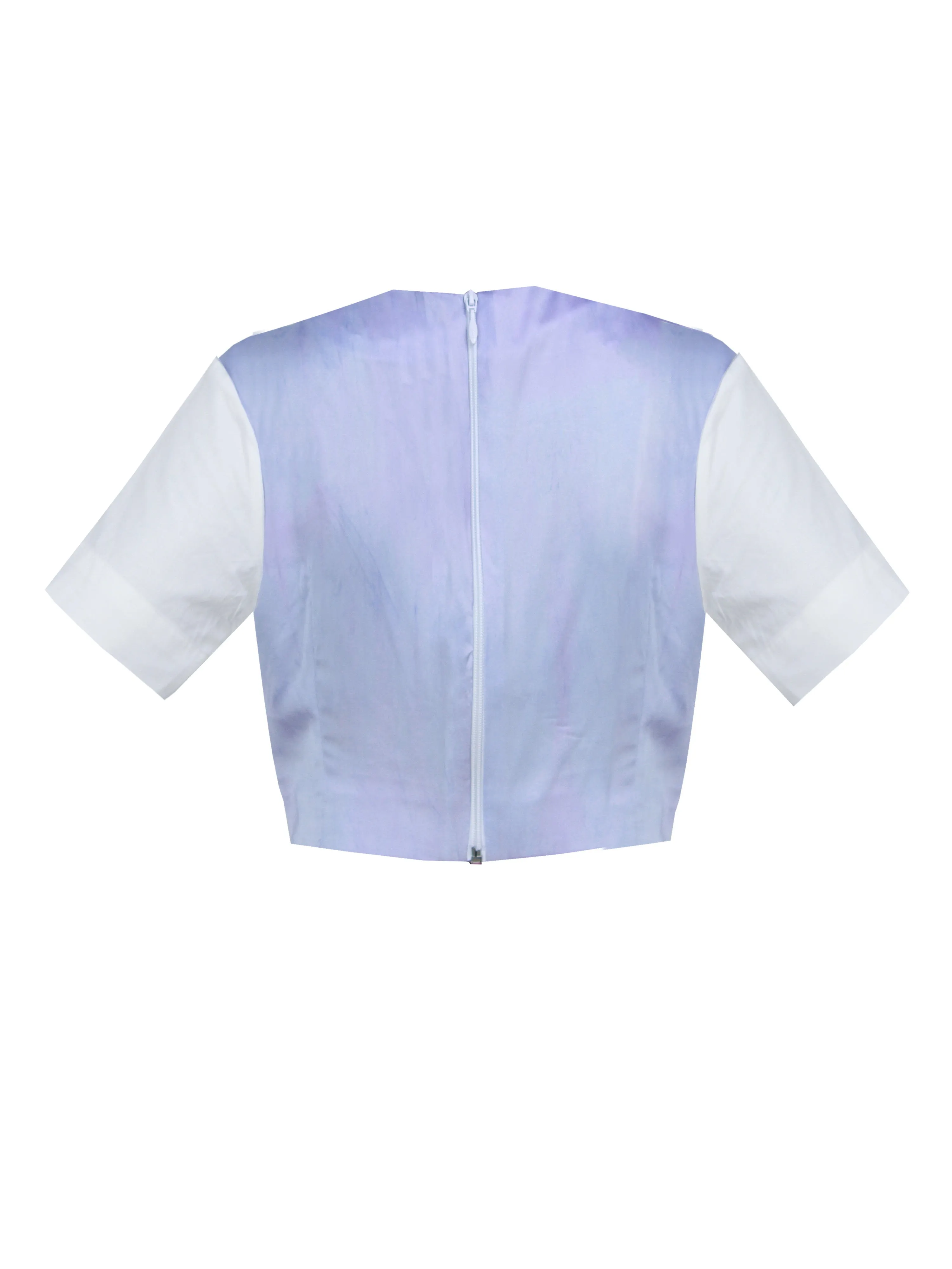 Pearl Top - White/Lilac