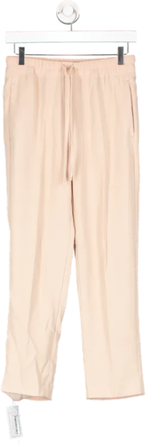 REISS Nude Natural Crop Trouser UK 4