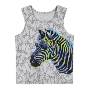 Retro Zebra Tank Top