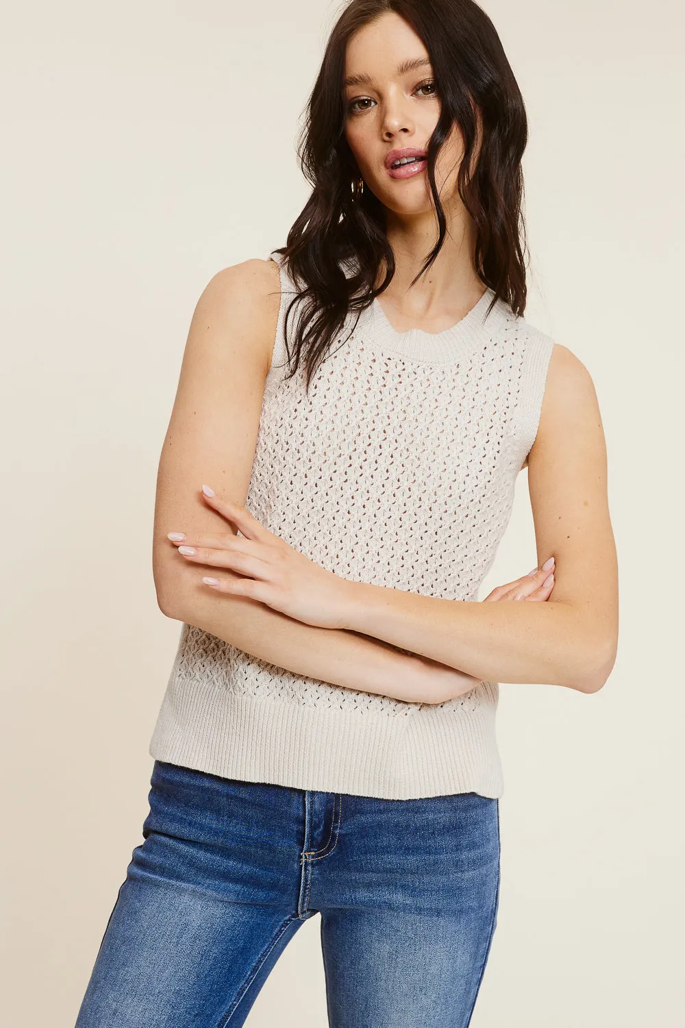 Stone Knit Tank Top