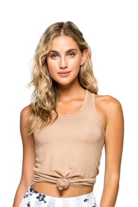 Strut This Calvin Tank Top Taupe