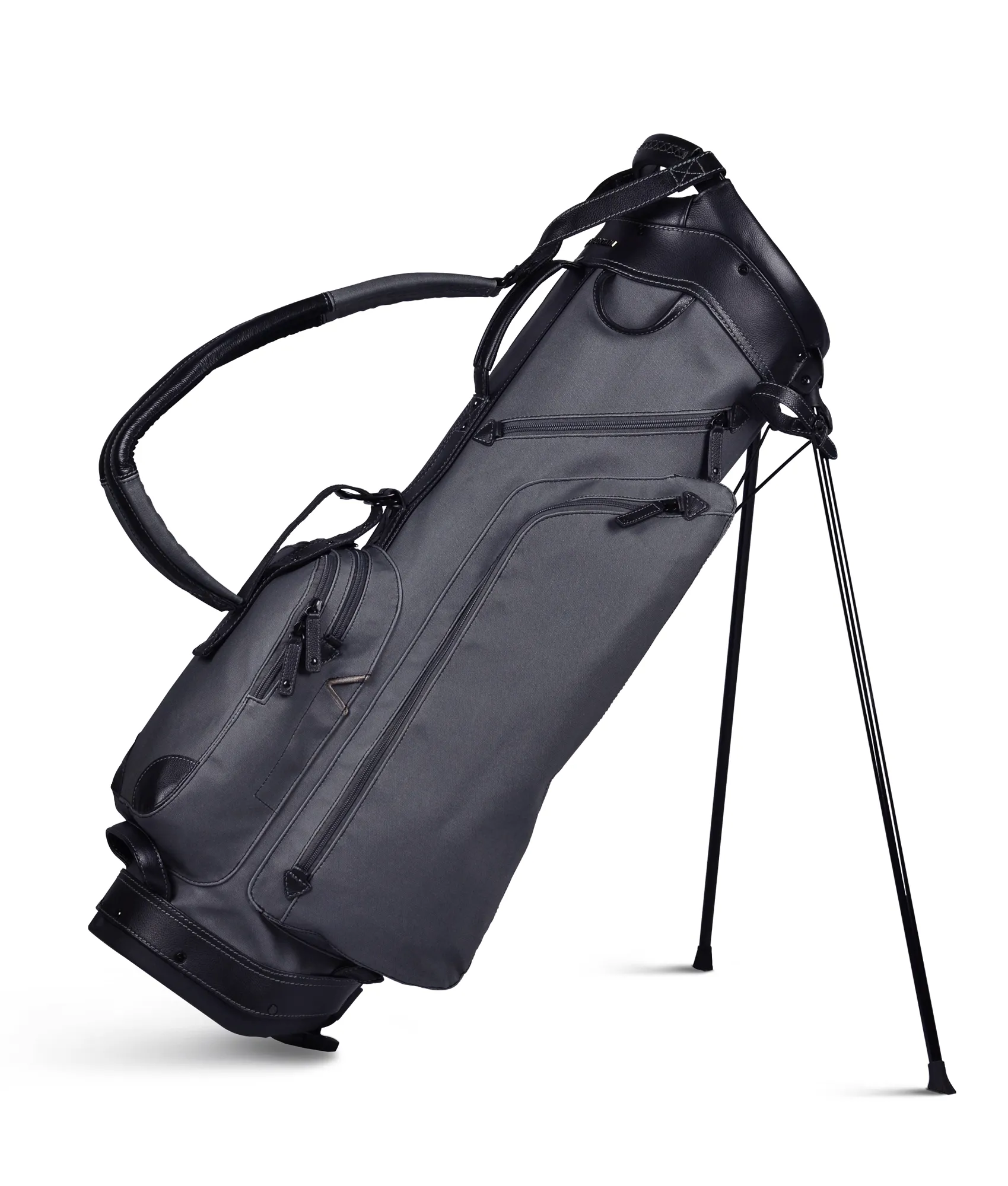 Canvas and Leather Carry Stand Bag for Golf by Sun Mountain