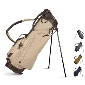 Canvas and Leather Carry Stand Bag for Golf by Sun Mountain