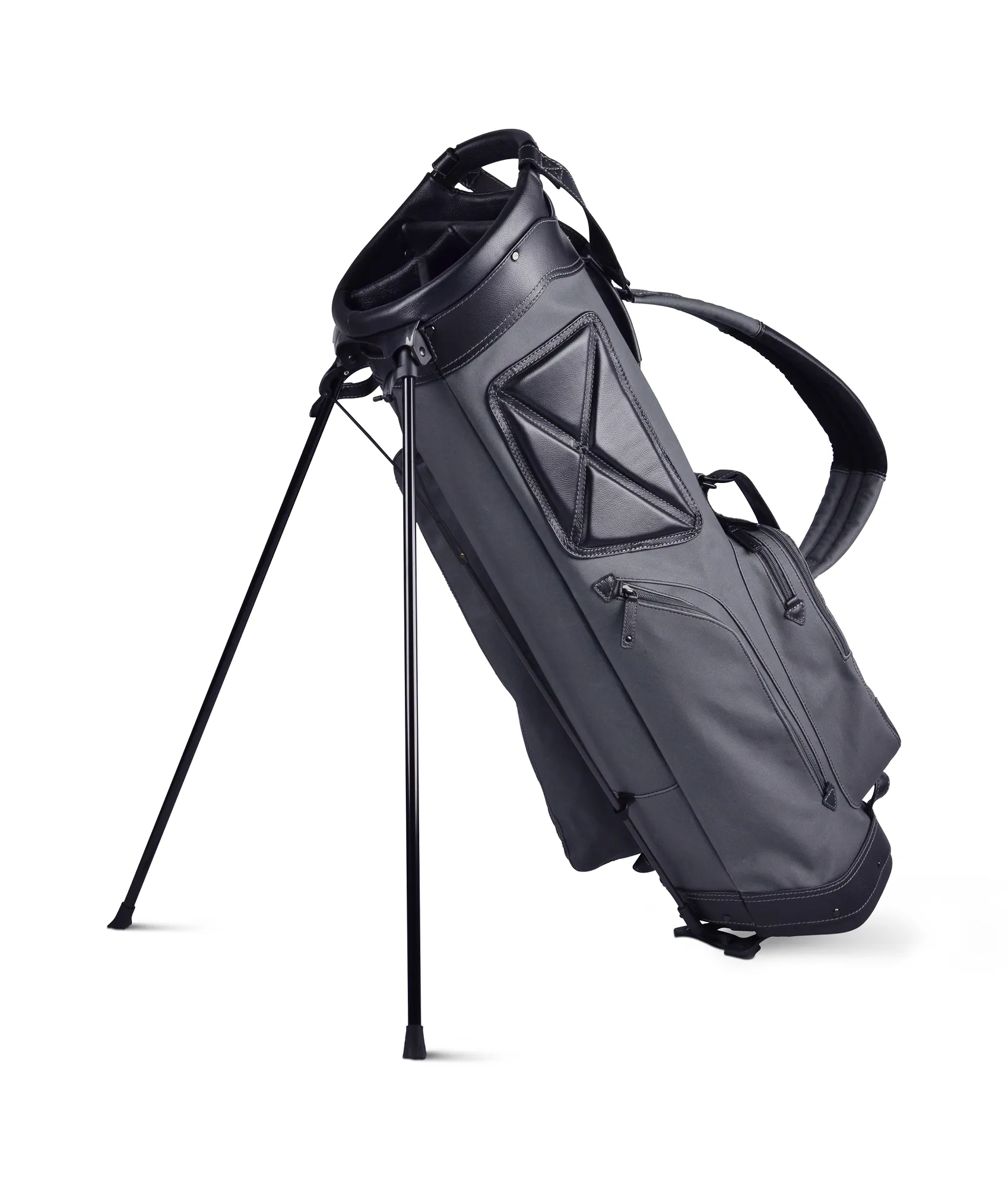 Canvas and Leather Carry Stand Bag for Golf by Sun Mountain