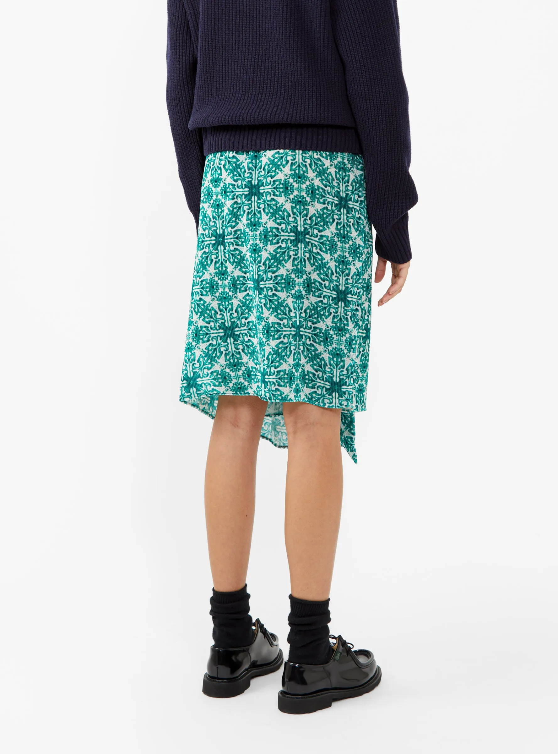 Surati Skirt Sea Green