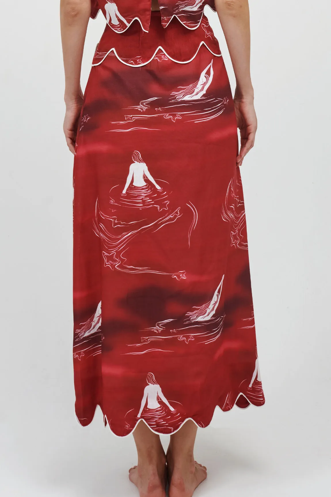 The Shimmering Sea Skirt