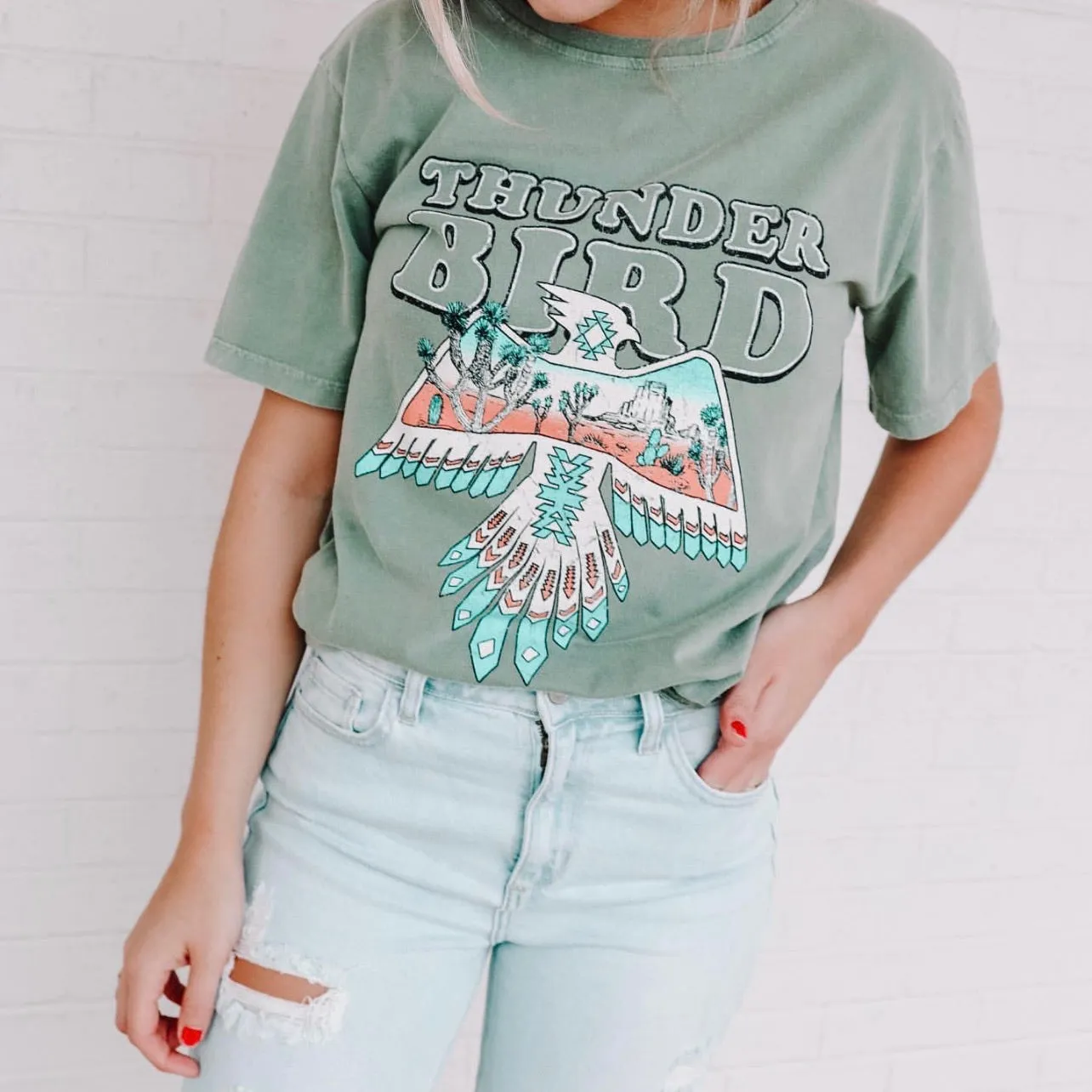 Thunder Bird Graphic Top