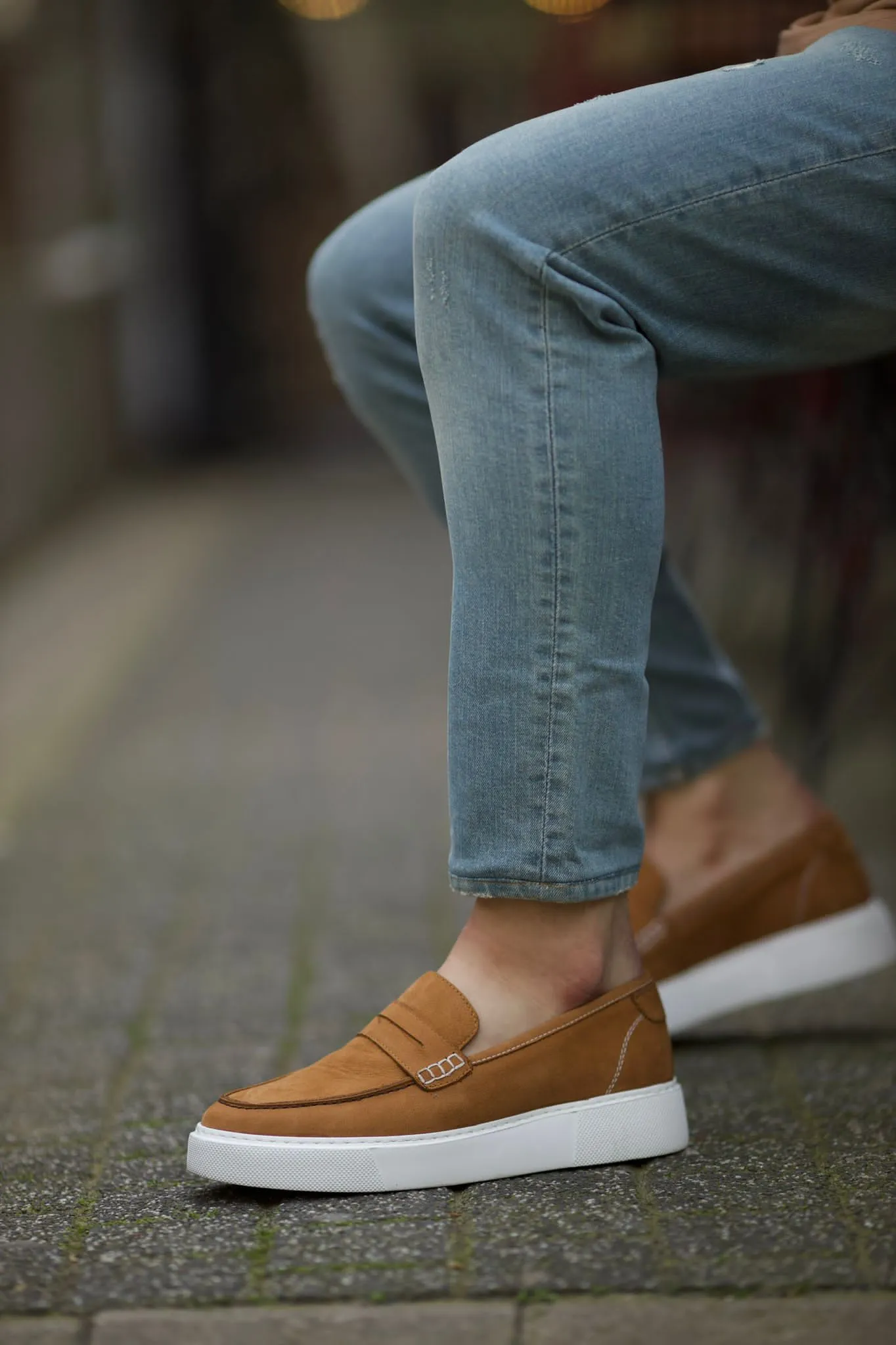 Vince Eva Sole Nubuck Strap Camel  Shoes