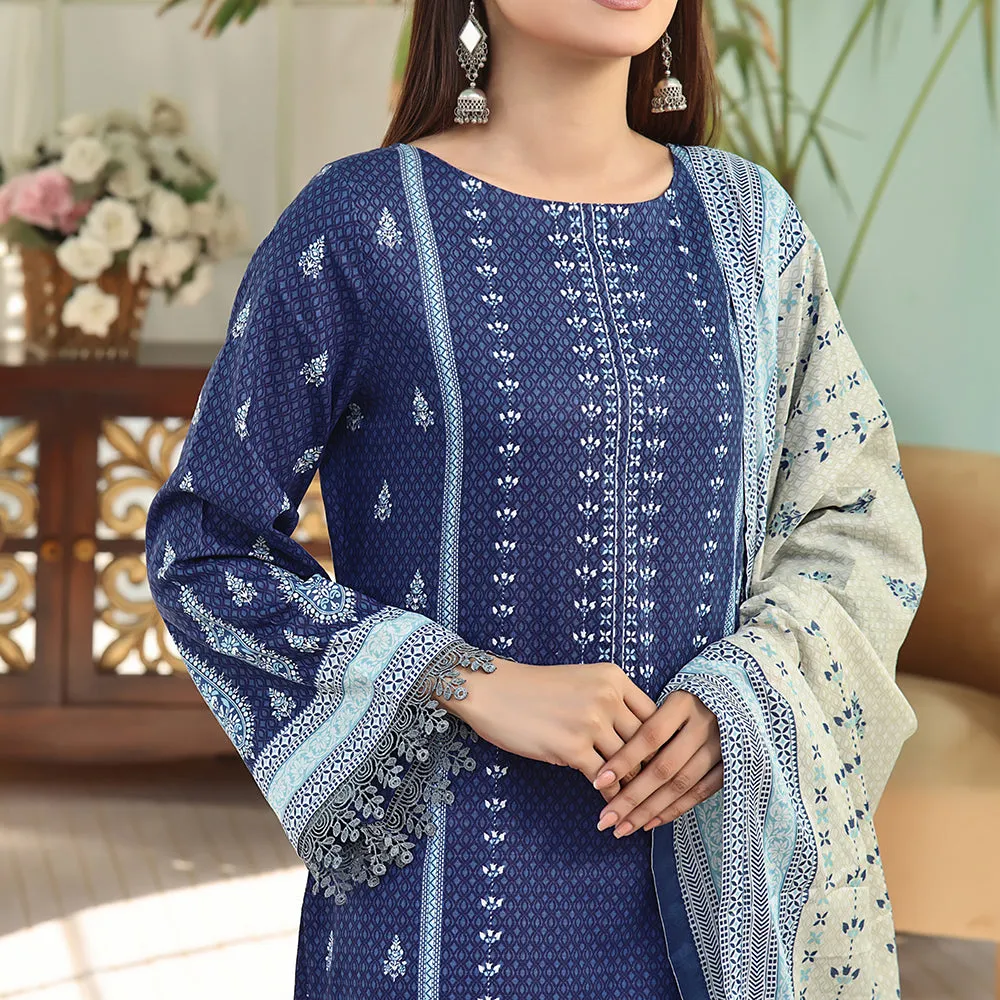 Vs Ayesha Alishba Printed Lawn Suit Unstitched 3Pcs - 221